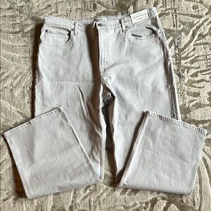 Abercrombie & Fitch Light Gray Jeans